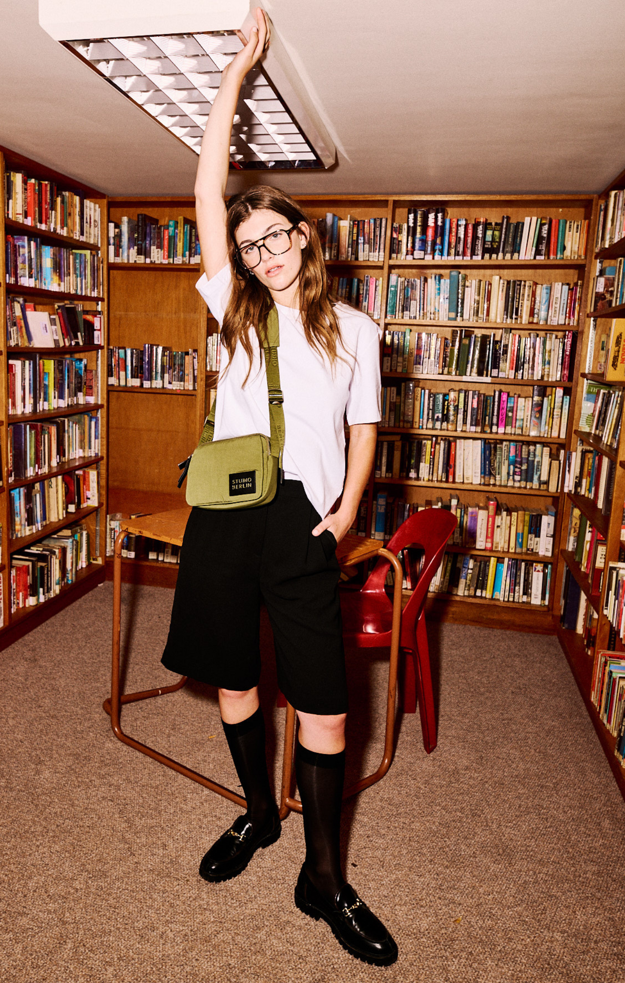 StudioBerlin- Handtaschen>Unisex>Nylontaschen>Crossbody Taschen- DAHLEM MINI MATT-black / OS-oatmeal / OS-light grey / OS-sage green / OS-dark khaki / OS-dark navy / OS-dusty pink / OS