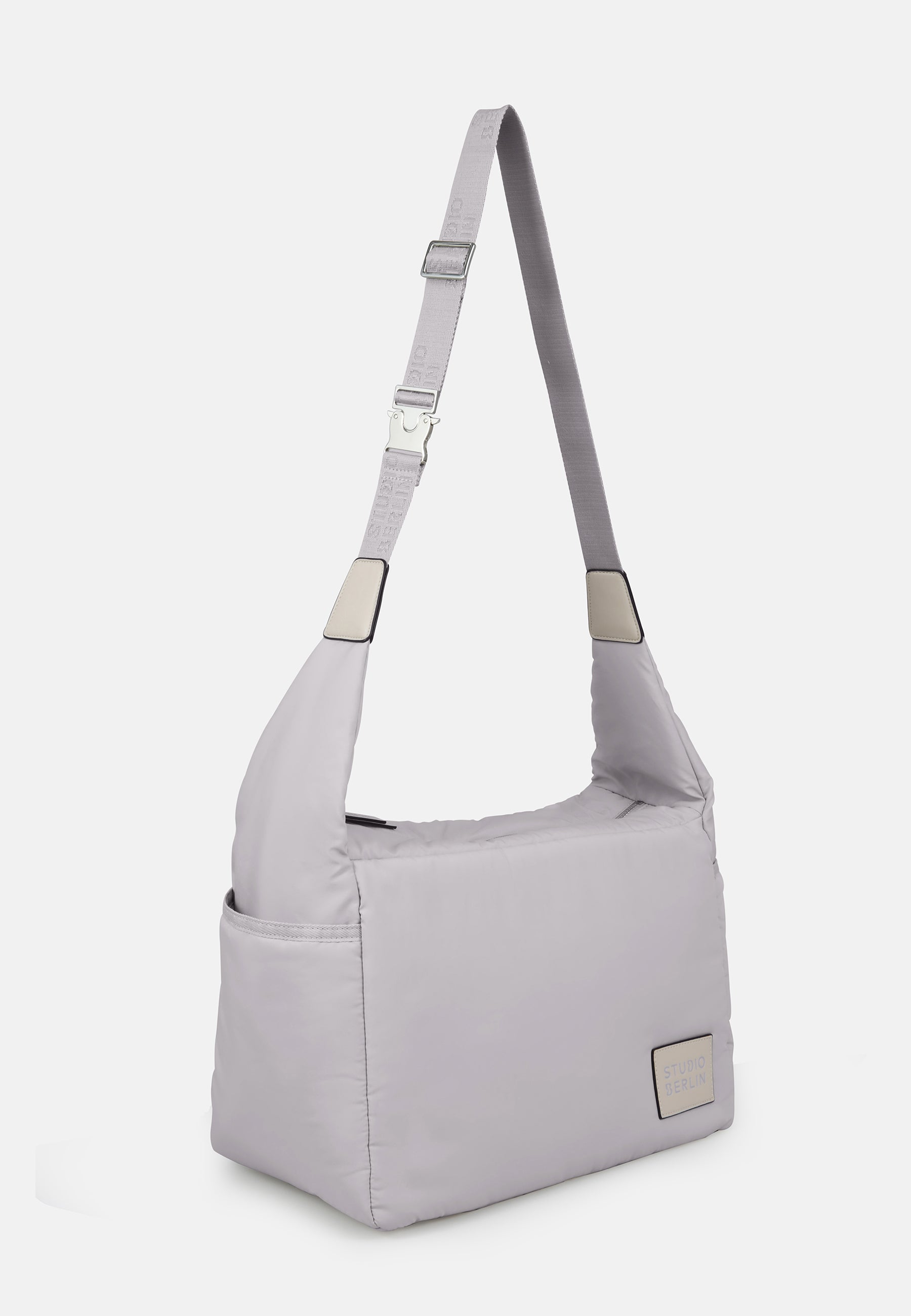 StudioBerlin- Handtaschen>Unisex>Nylontaschen>Crossbody Taschen- FRIEDRICHSHAIN CITY MATT-black / OS-oatmeal / OS-light grey / OS-sage green / OS-dark khaki / OS-dark navy / OS-dusty pink / OS