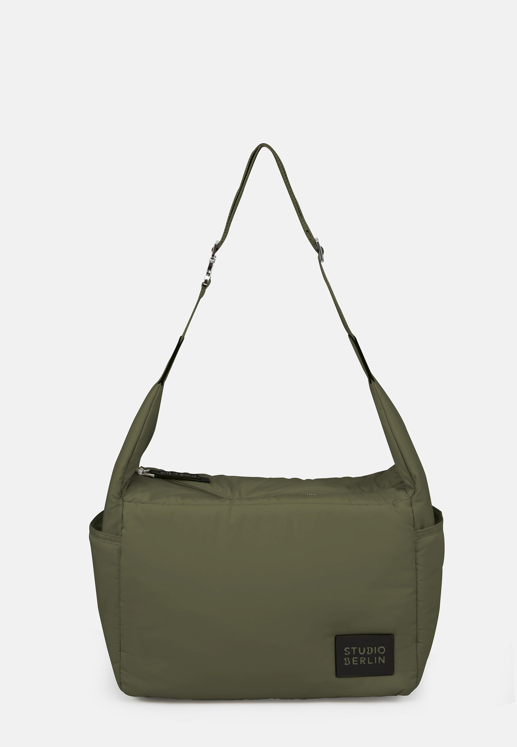 StudioBerlin- Handtaschen>Unisex>Nylontaschen>Crossbody Taschen- FRIEDRICHSHAIN CITY MATT-black / OS-oatmeal / OS-light grey / OS-sage green / OS-dark khaki / OS-dark navy / OS-dusty pink / OS