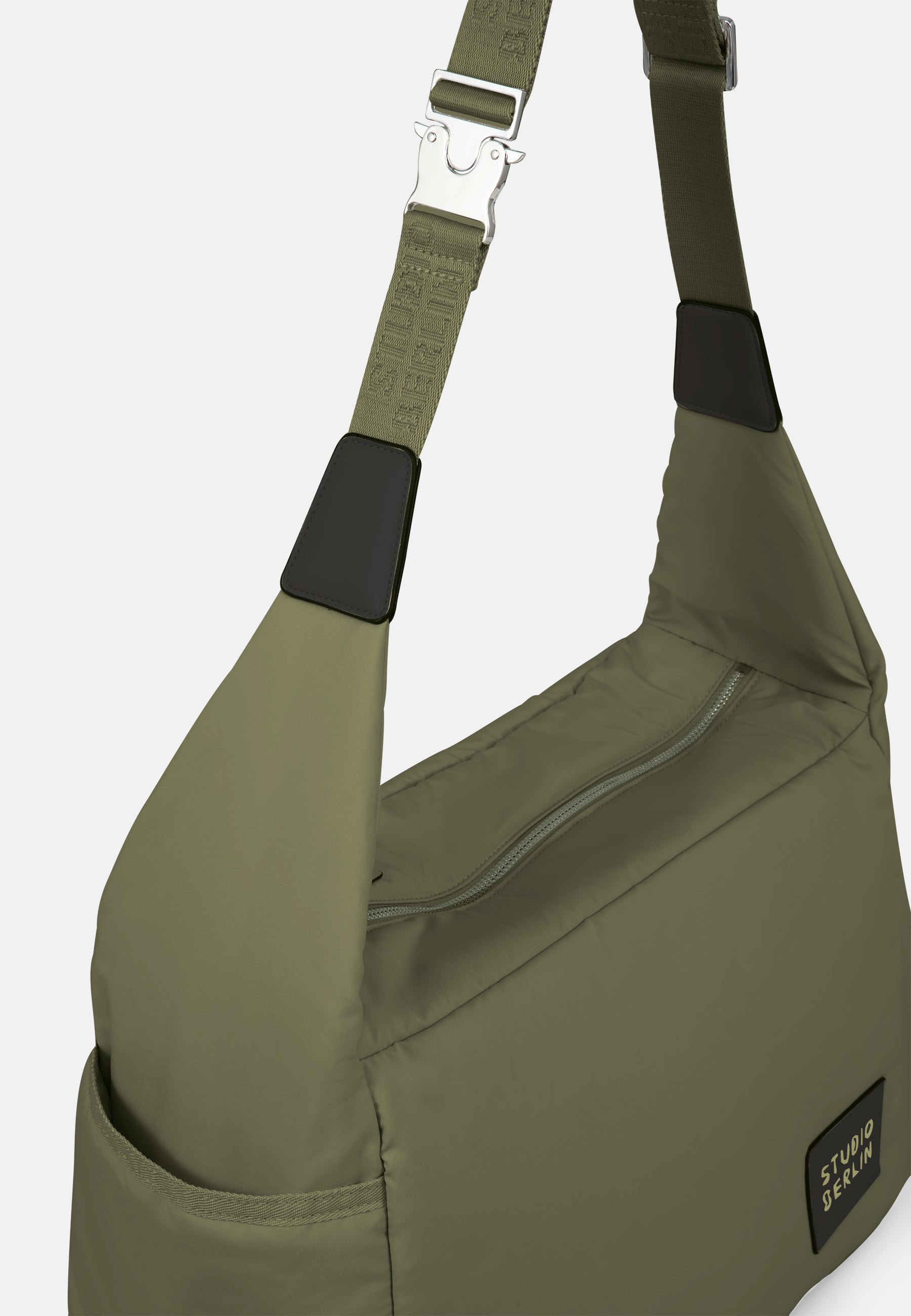 StudioBerlin- Handtaschen>Unisex>Nylontaschen>Crossbody Taschen- FRIEDRICHSHAIN CITY MATT-black / OS-oatmeal / OS-light grey / OS-sage green / OS-dark khaki / OS-dark navy / OS-dusty pink / OS