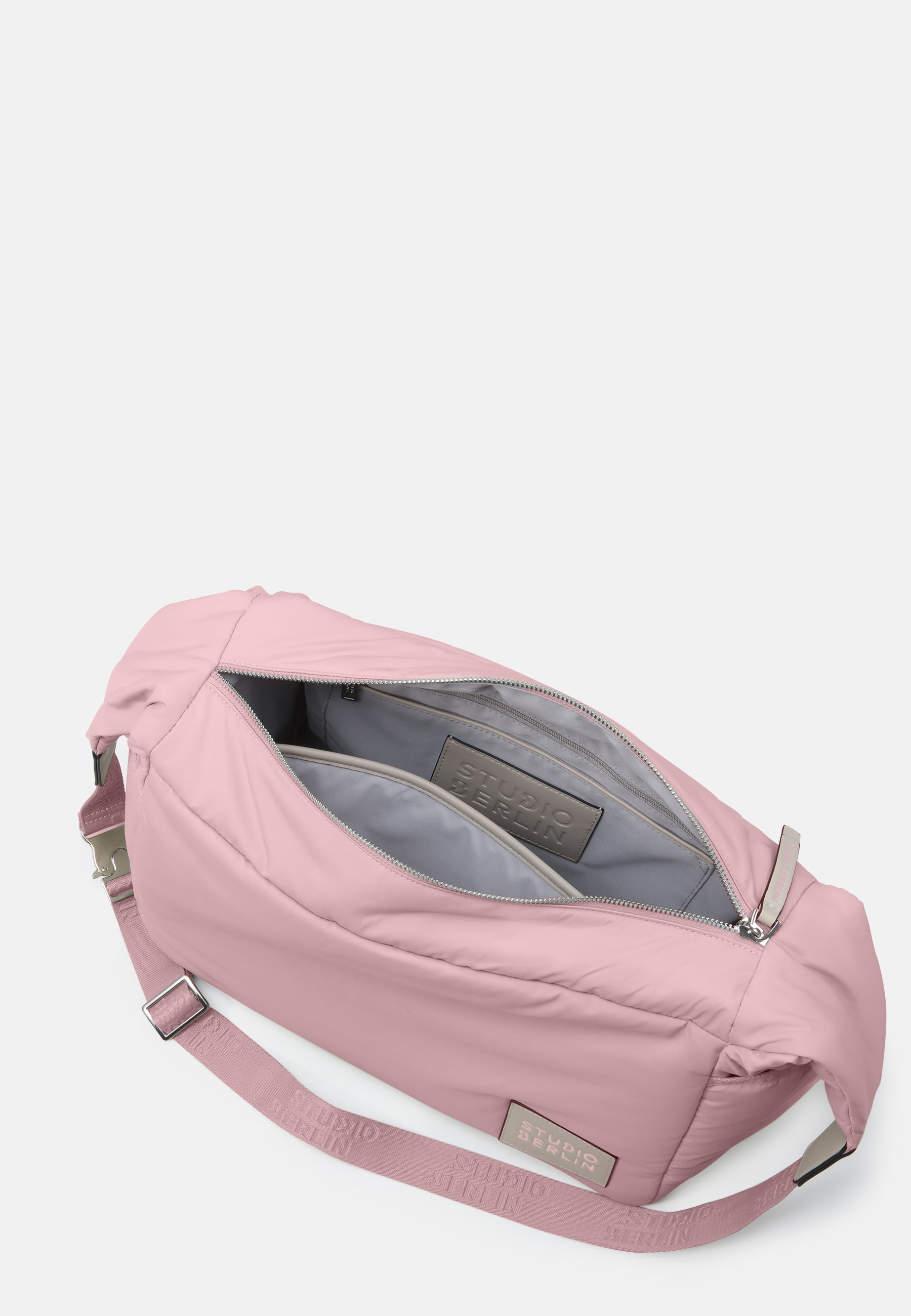 StudioBerlin- Handtaschen>Unisex>Nylontaschen>Crossbody Taschen- FRIEDRICHSHAIN CITY MATT-black / OS-oatmeal / OS-light grey / OS-sage green / OS-dark khaki / OS-dark navy / OS-dusty pink / OS