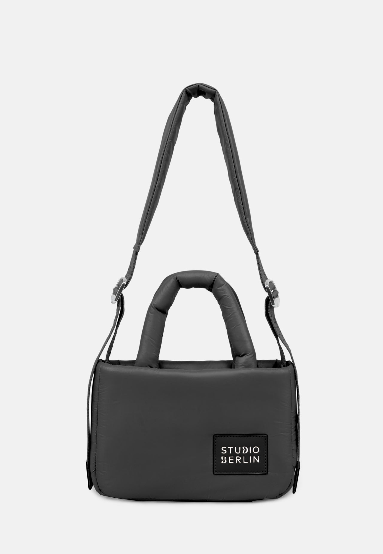 StudioBerlin- Handtaschen>Unisex>Nylontaschen>Crossbody Taschen- MITTE MINI SHINY-black / OS-caramel / OS-cobalt blue / OS-peach / OS