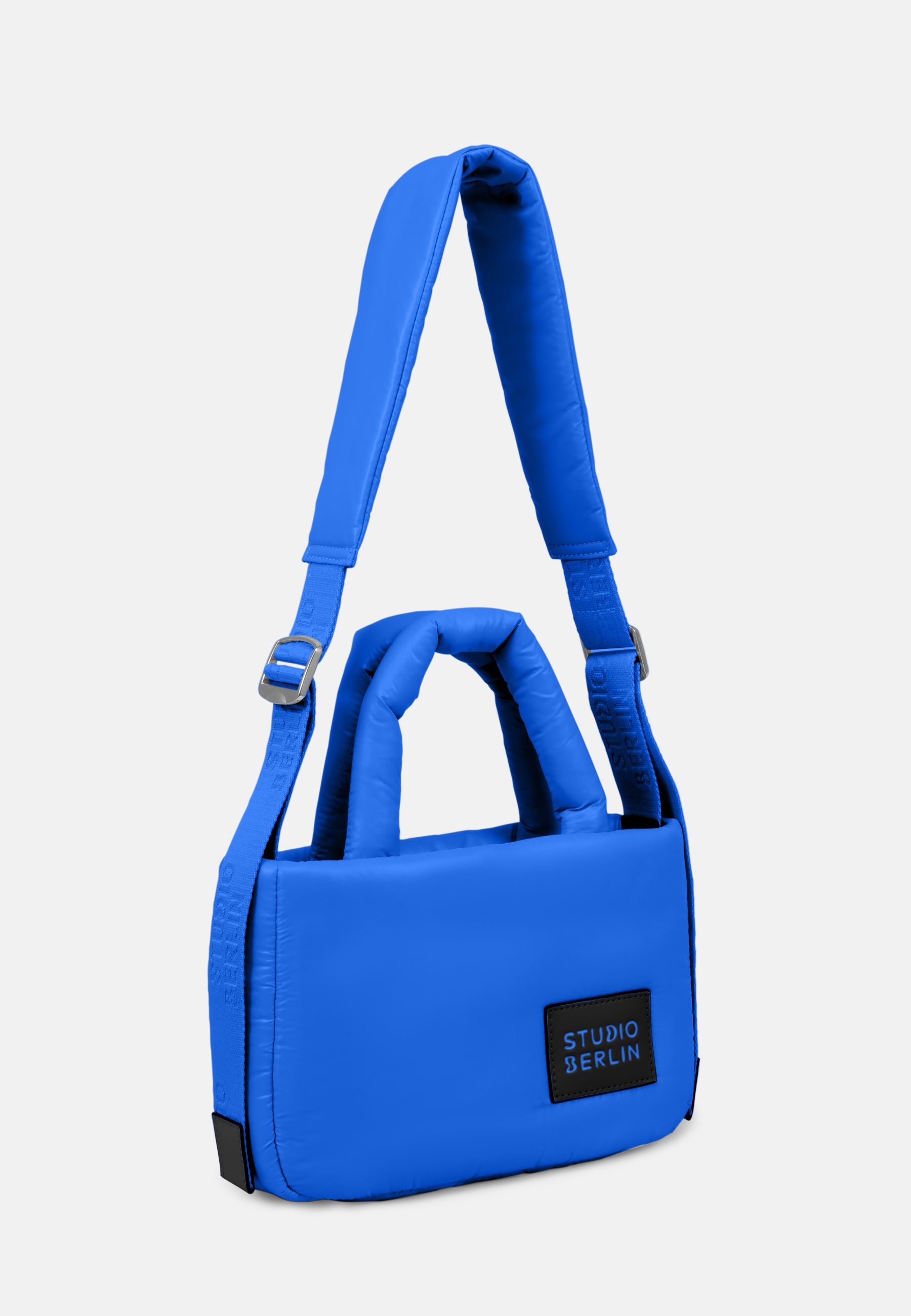 StudioBerlin- Handtaschen>Unisex>Nylontaschen>Crossbody Taschen- MITTE MINI SHINY-black / OS-caramel / OS-cobalt blue / OS-peach / OS
