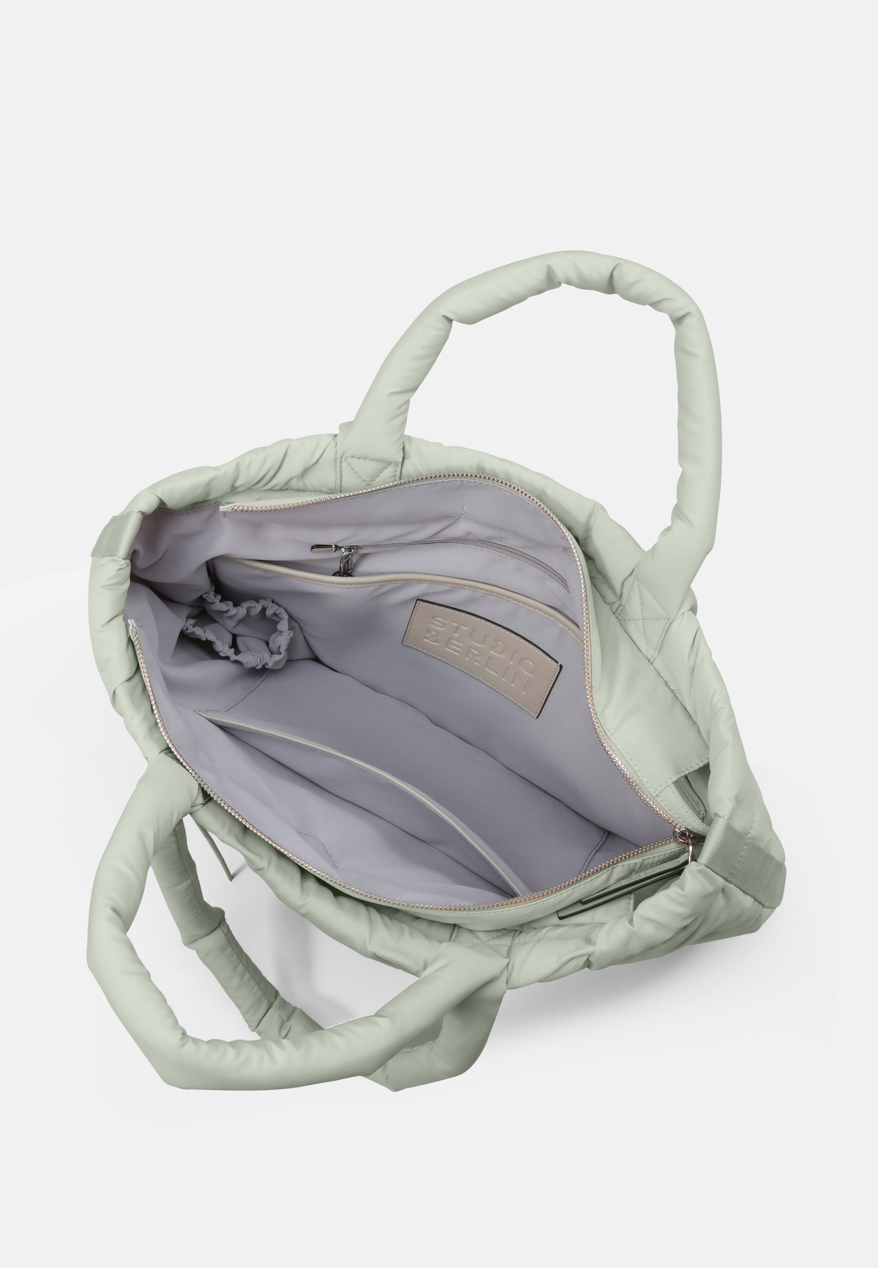 StudioBerlin- Handtaschen>Unisex>Nylontaschen>Schulter Taschen- PRENZLAU CITY PUFFY-oatmeal / OS-sage green / OS-dark navy / OS-dusty pink / OS