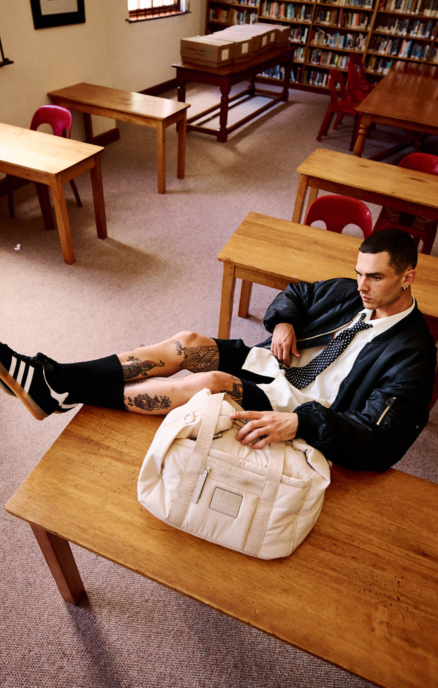 StudioBerlin- Handtaschen>Unisex>Nylontaschen>Schulter Taschen- WEDDING TRAVEL MATT-black / OS-oatmeal / OS-dark khaki / OS