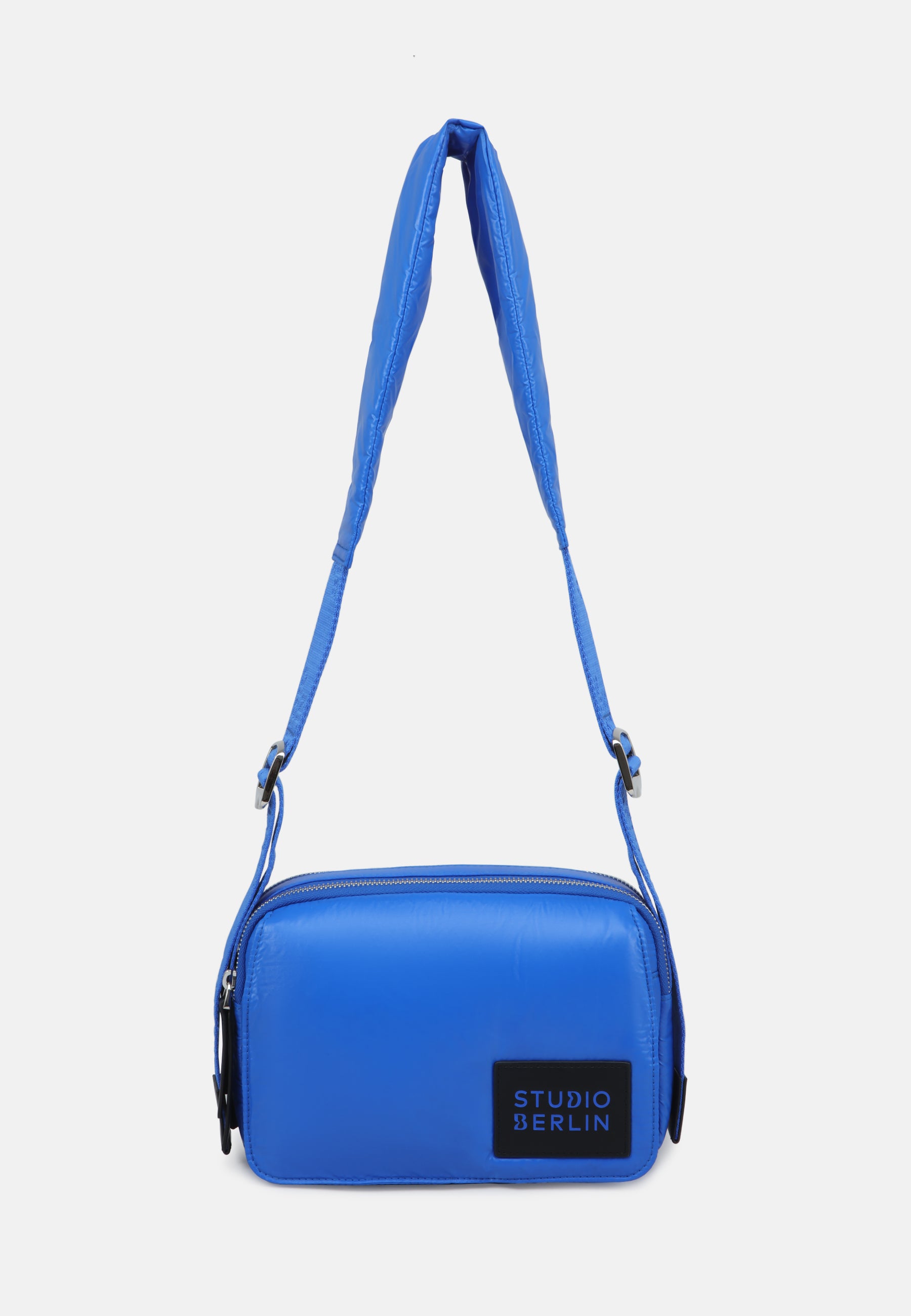 StudioBerlin- Handtaschen>Unisex>Nylontaschen>Crossbody Taschen- DAHLEM MINI SHINY-black / OS-caramel / OS-cobalt blue / OS-peach / OS