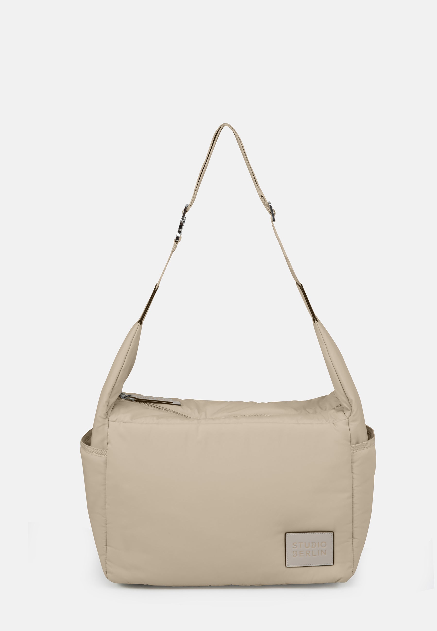 StudioBerlin- Handtaschen>Unisex>Nylontaschen>Crossbody Taschen- FRIEDRICHSHAIN CITY MATT-black / OS-oatmeal / OS-light grey / OS-sage green / OS-dark khaki / OS-dark navy / OS-dusty pink / OS