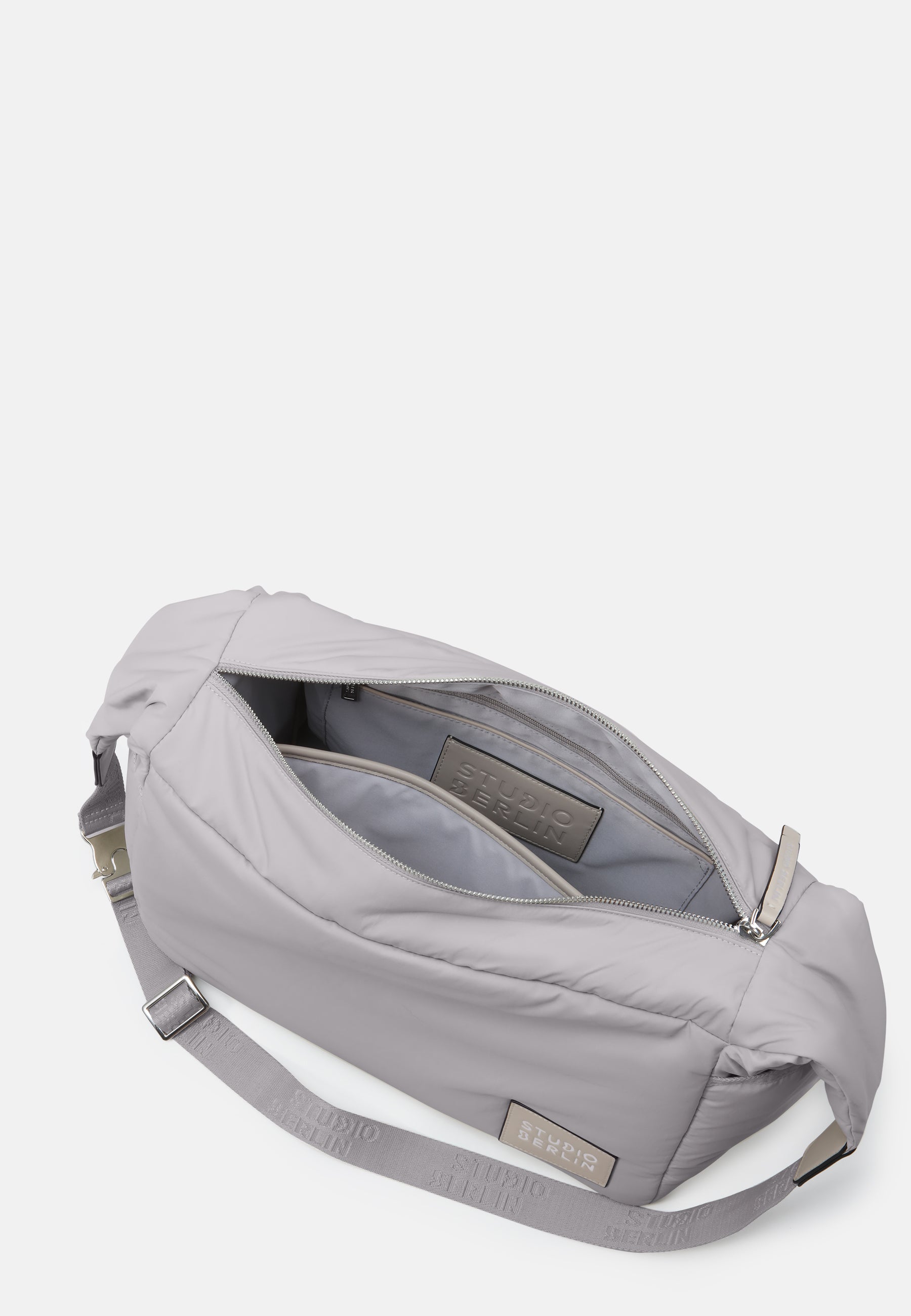 StudioBerlin- Handtaschen>Unisex>Nylontaschen>Crossbody Taschen- FRIEDRICHSHAIN CITY MATT-black / OS-oatmeal / OS-light grey / OS-sage green / OS-dark khaki / OS-dark navy / OS-dusty pink / OS