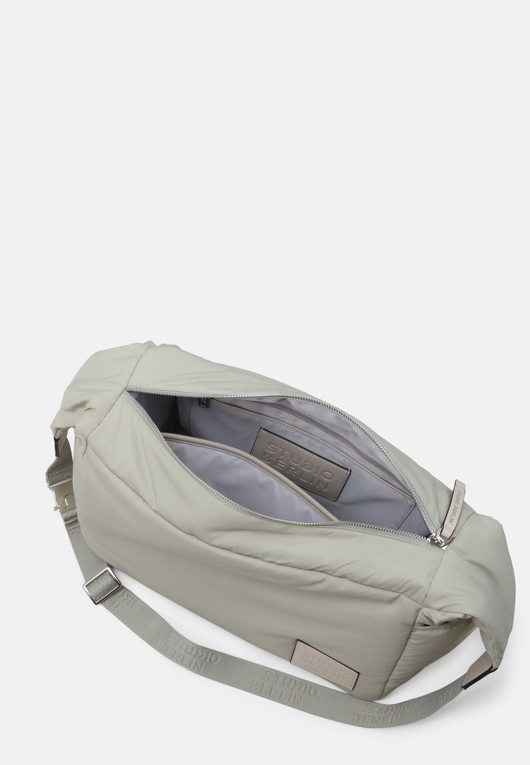 StudioBerlin- Handtaschen>Unisex>Nylontaschen>Crossbody Taschen- FRIEDRICHSHAIN CITY MATT-black / OS-oatmeal / OS-light grey / OS-sage green / OS-dark khaki / OS-dark navy / OS-dusty pink / OS
