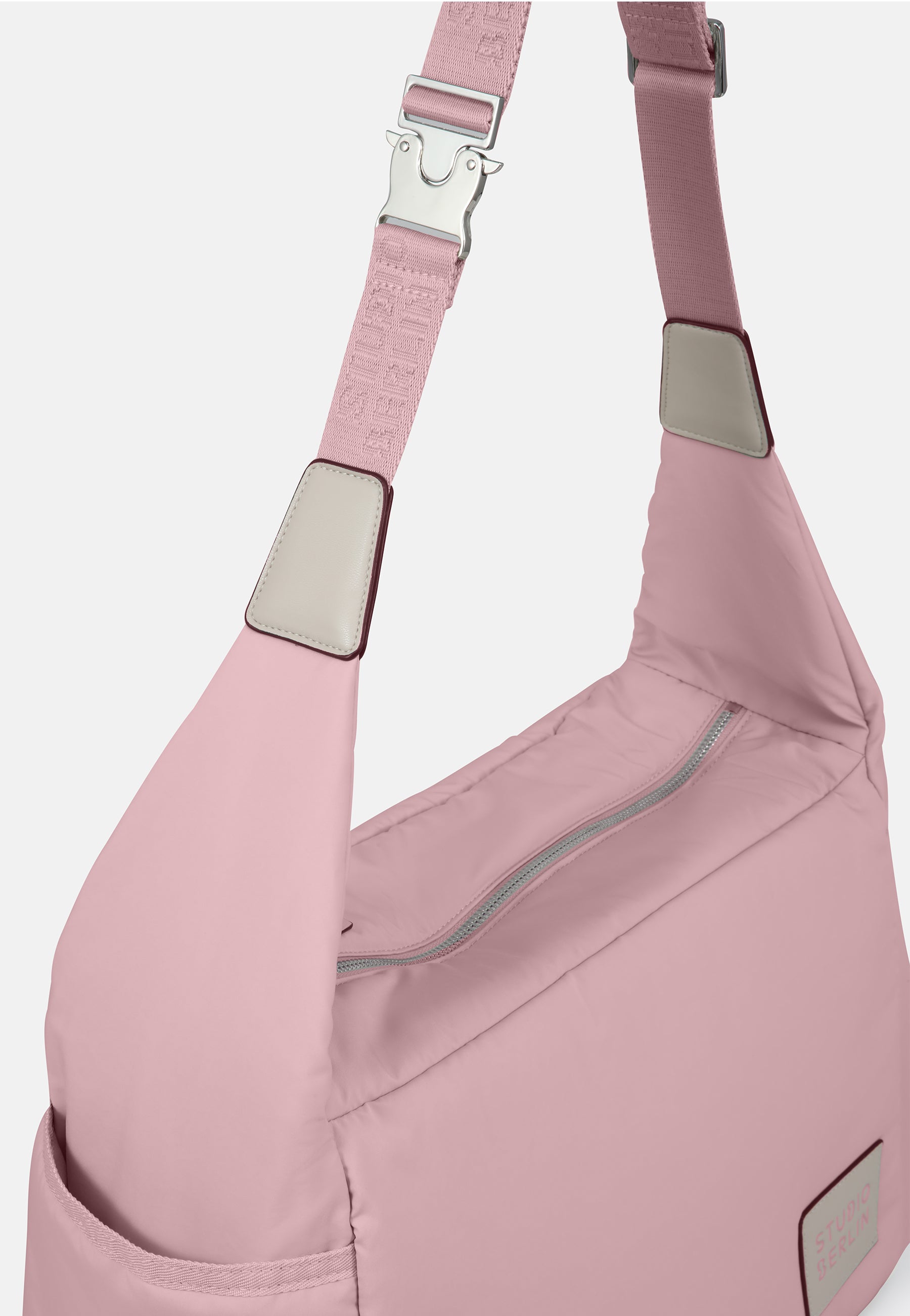 StudioBerlin- Handtaschen>Unisex>Nylontaschen>Crossbody Taschen- FRIEDRICHSHAIN CITY MATT-black / OS-oatmeal / OS-light grey / OS-sage green / OS-dark khaki / OS-dark navy / OS-dusty pink / OS