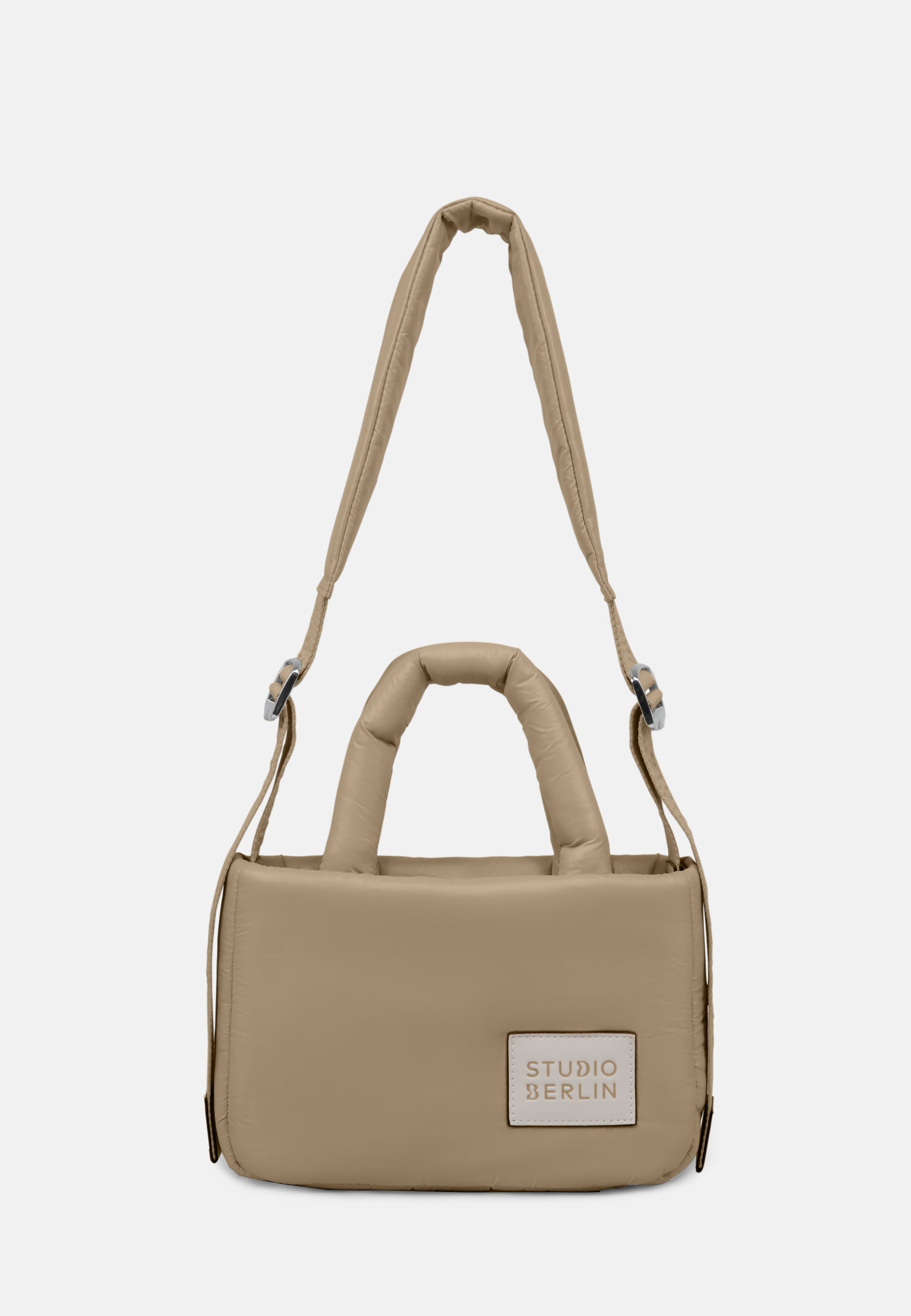 StudioBerlin- Handtaschen>Unisex>Nylontaschen>Crossbody Taschen- MITTE MINI SHINY-black / OS-caramel / OS-cobalt blue / OS-peach / OS