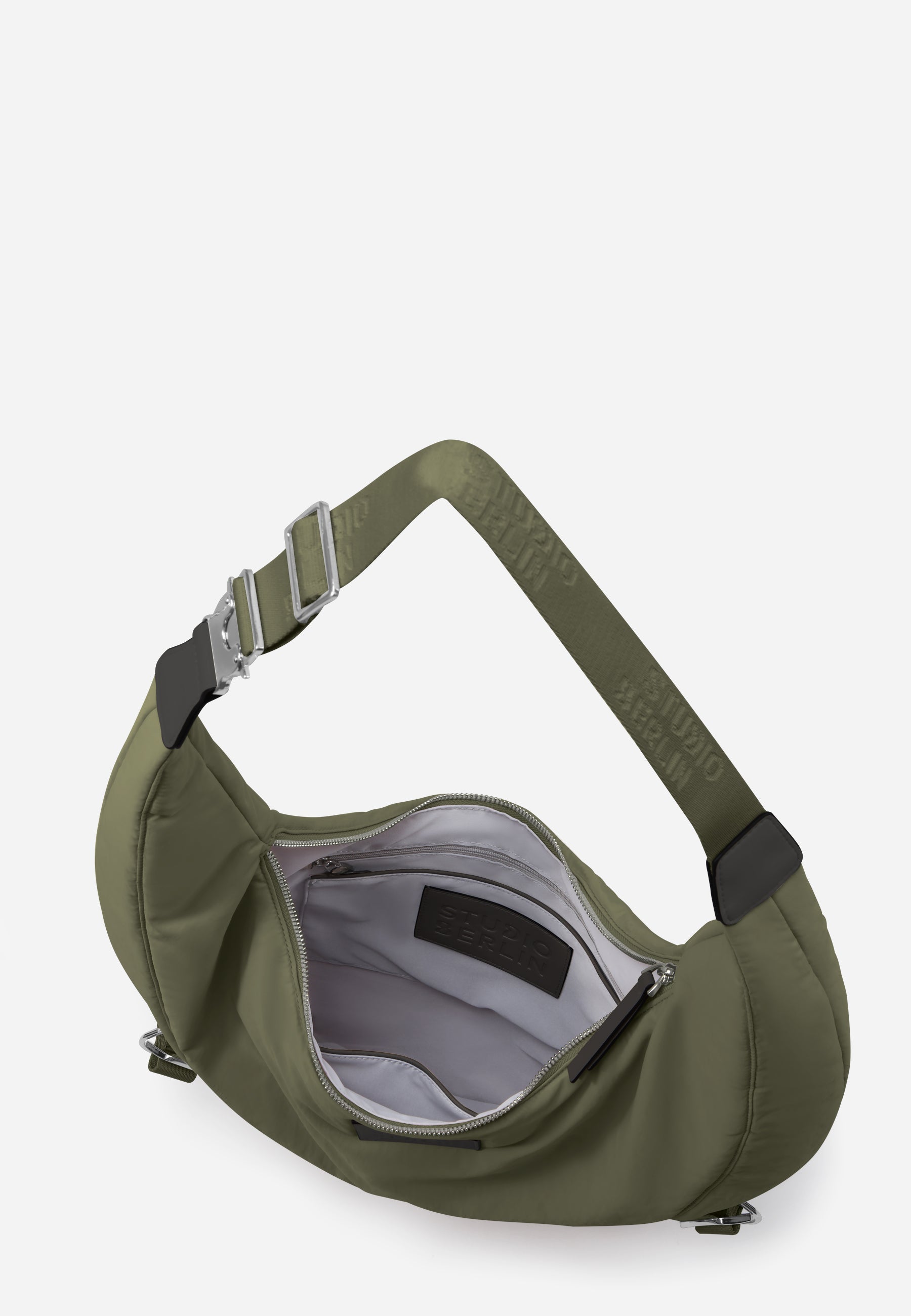 StudioBerlin- Handtaschen>Unisex>Nylontaschen>Crossbody Taschen- MOABIT CITY MATT-black / OS-oatmeal / OS-light grey / OS-sage green / OS-dark khaki / OS-dark navy / OS-dusty pink / OS
