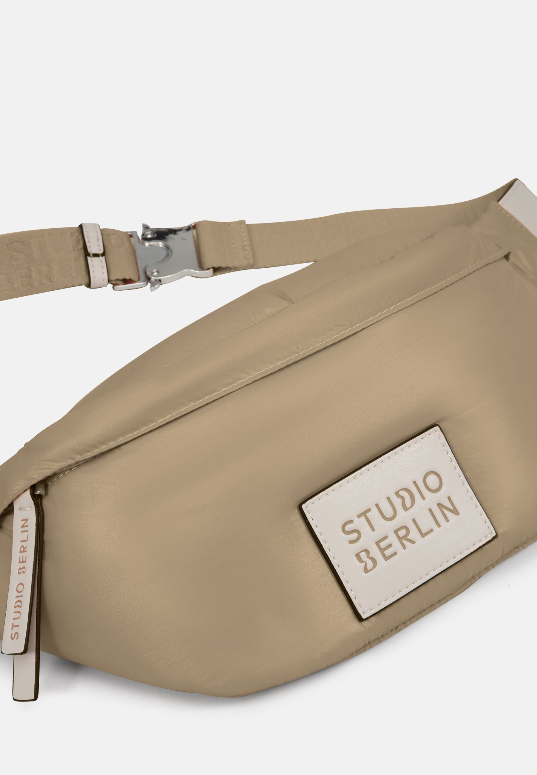 StudioBerlin- Handtaschen>Unisex>Nylontaschen>Crossbody Taschen- SPANDAU MINI SHINY-black / OS-caramel / OS-cobalt blue / OS-peach / OS
