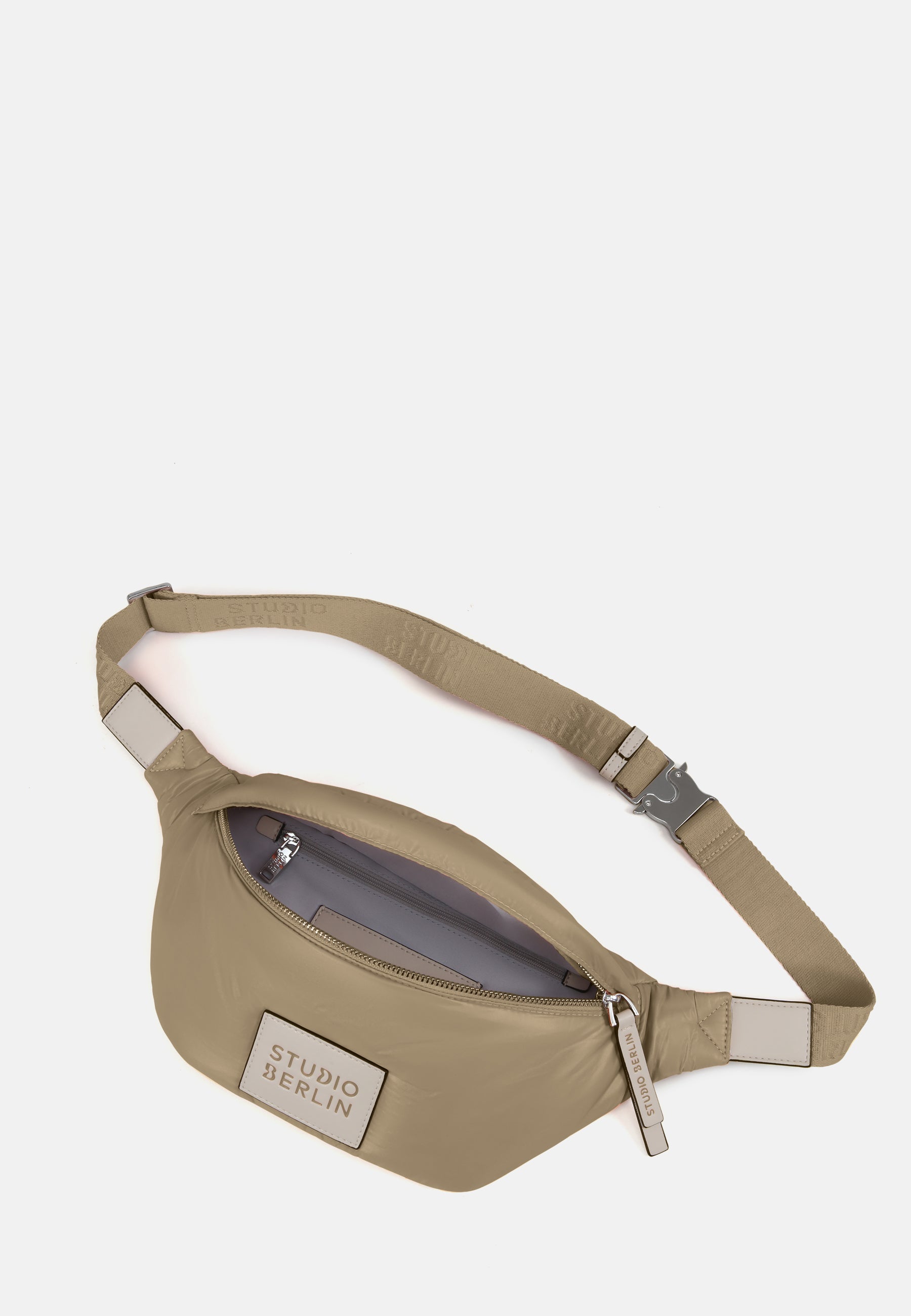 StudioBerlin- Handtaschen>Unisex>Nylontaschen>Crossbody Taschen- SPANDAU MINI SHINY-black / OS-caramel / OS-cobalt blue / OS-peach / OS