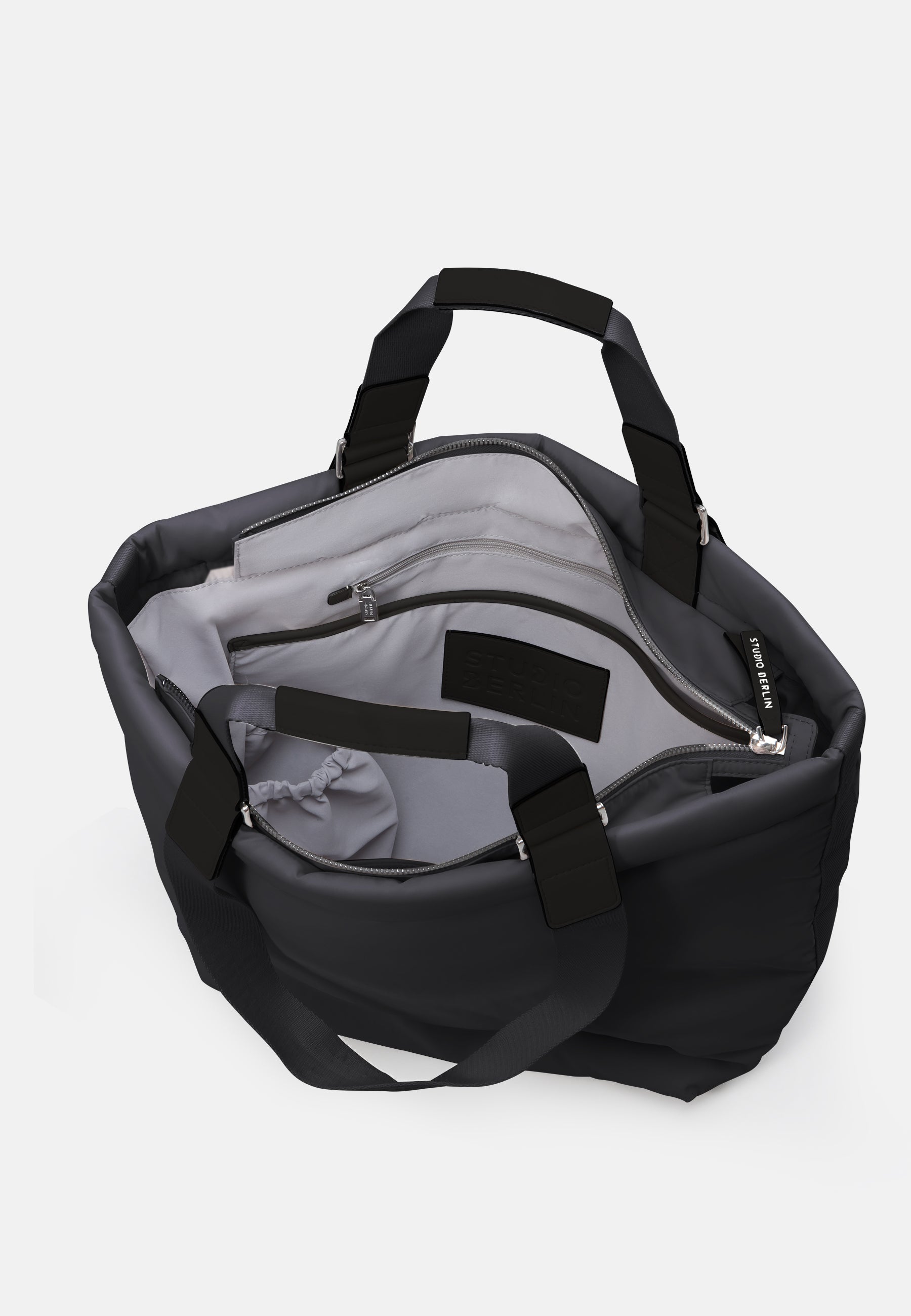 StudioBerlin- Handtaschen>Unisex>Nylontaschen>Schulter Taschen- PRENZLAU CITY MATT-black / OS-oatmeal / OS-light grey / OS-sage green / OS-dark khaki / OS-dark navy / OS-dusty pink / OS