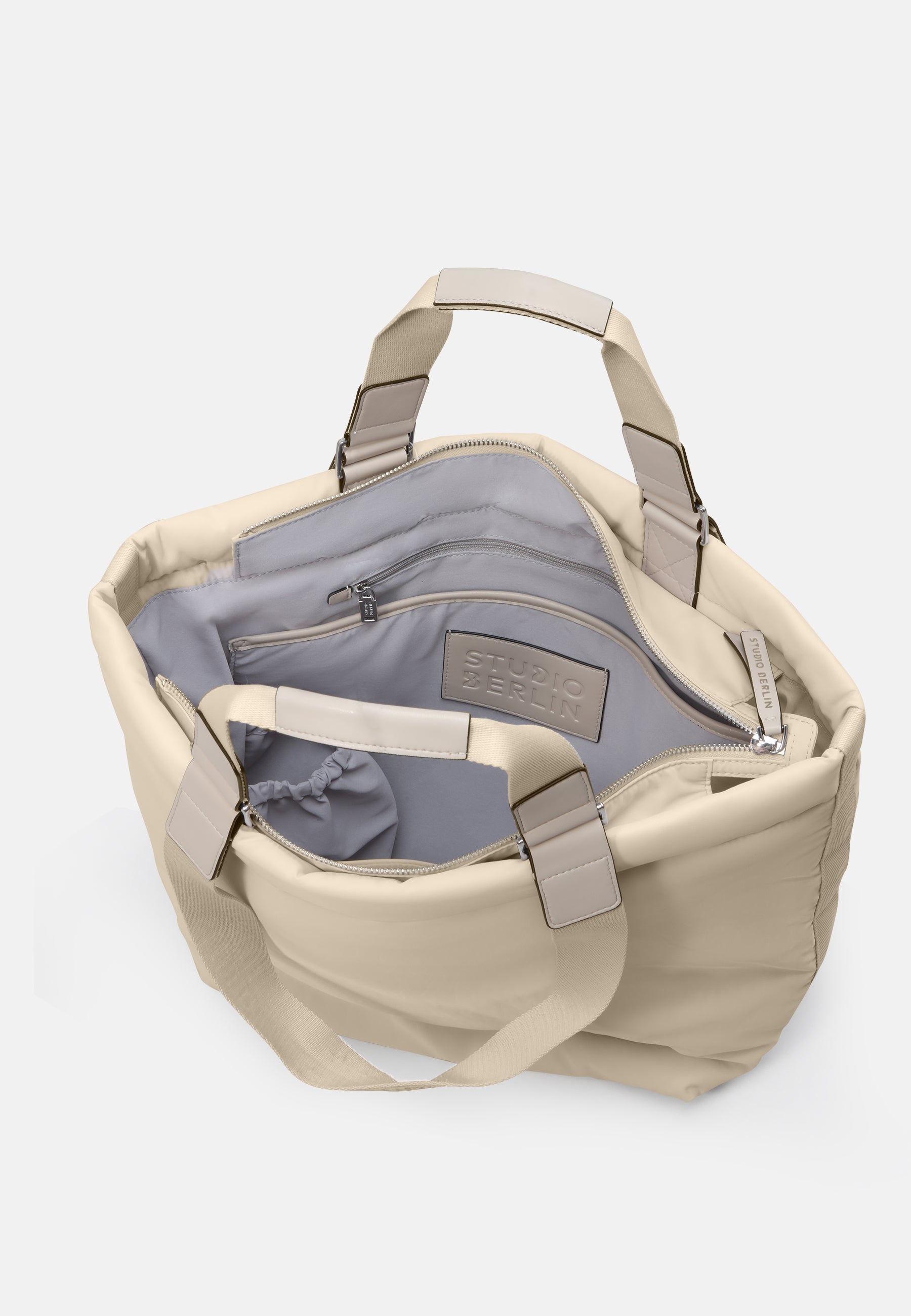 StudioBerlin- Handtaschen>Unisex>Nylontaschen>Schulter Taschen- PRENZLAU CITY MATT-black / OS-oatmeal / OS-light grey / OS-sage green / OS-dark khaki / OS-dark navy / OS-dusty pink / OS