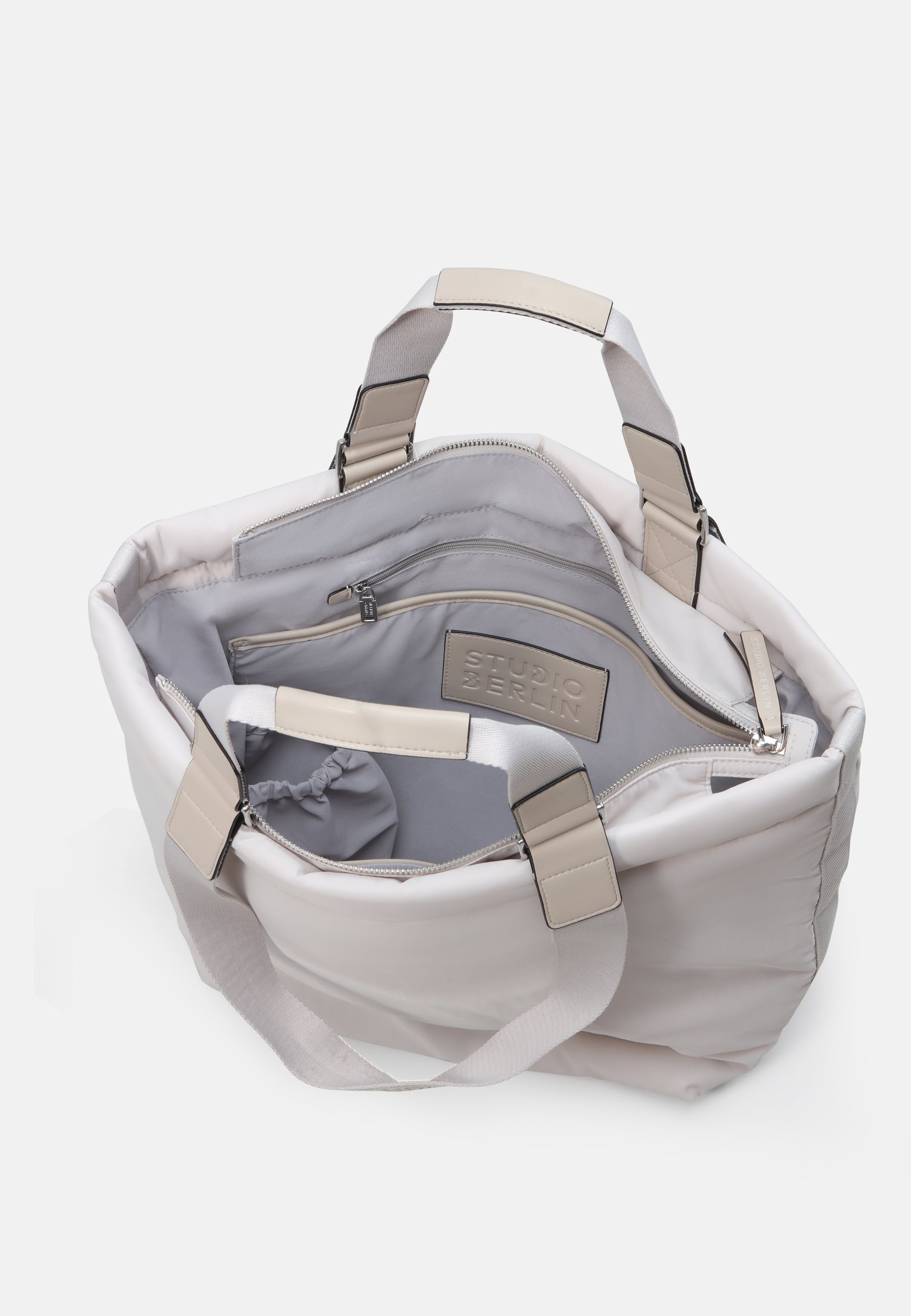 StudioBerlin- Handtaschen>Unisex>Nylontaschen>Schulter Taschen- PRENZLAU CITY MATT-black / OS-oatmeal / OS-light grey / OS-sage green / OS-dark khaki / OS-dark navy / OS-dusty pink / OS