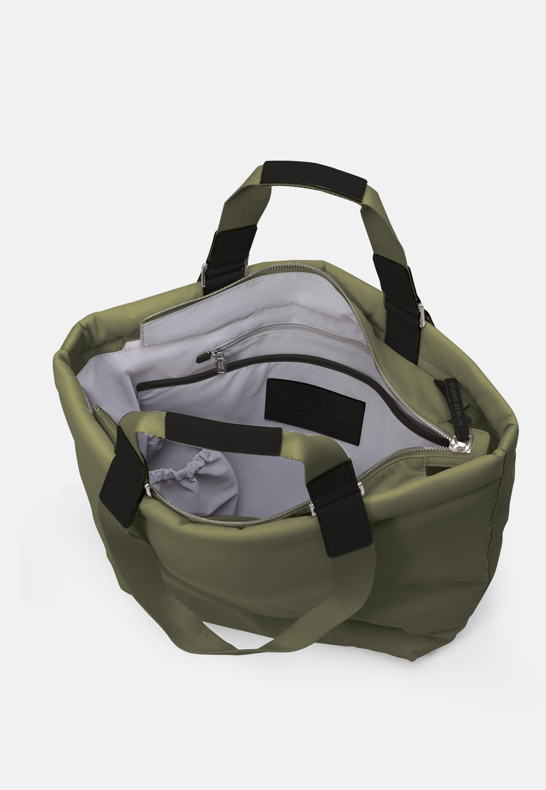 StudioBerlin- Handtaschen>Unisex>Nylontaschen>Schulter Taschen- PRENZLAU CITY MATT-black / OS-oatmeal / OS-light grey / OS-sage green / OS-dark khaki / OS-dark navy / OS-dusty pink / OS