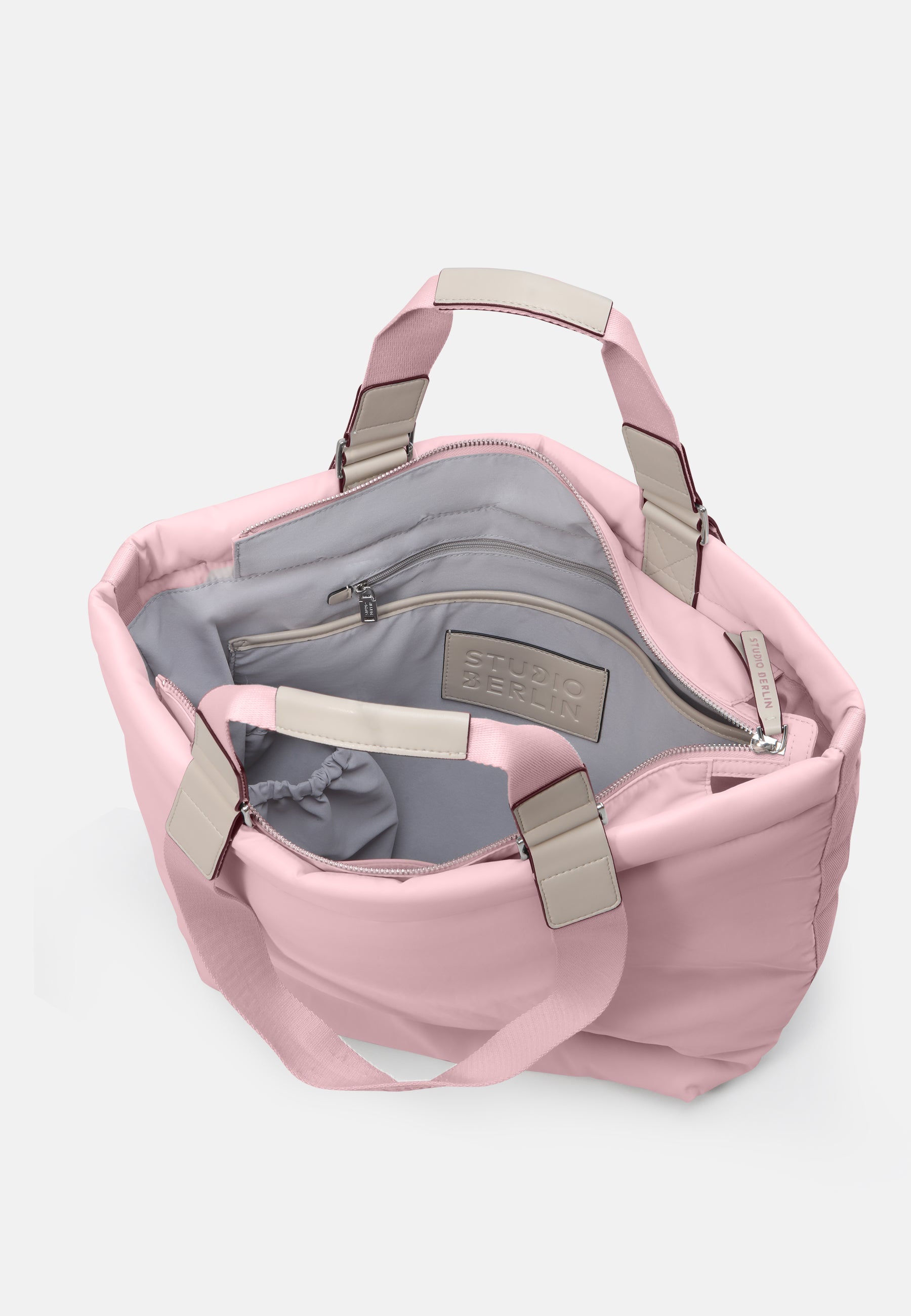 StudioBerlin- Handtaschen>Unisex>Nylontaschen>Schulter Taschen- PRENZLAU CITY MATT-black / OS-oatmeal / OS-light grey / OS-sage green / OS-dark khaki / OS-dark navy / OS-dusty pink / OS