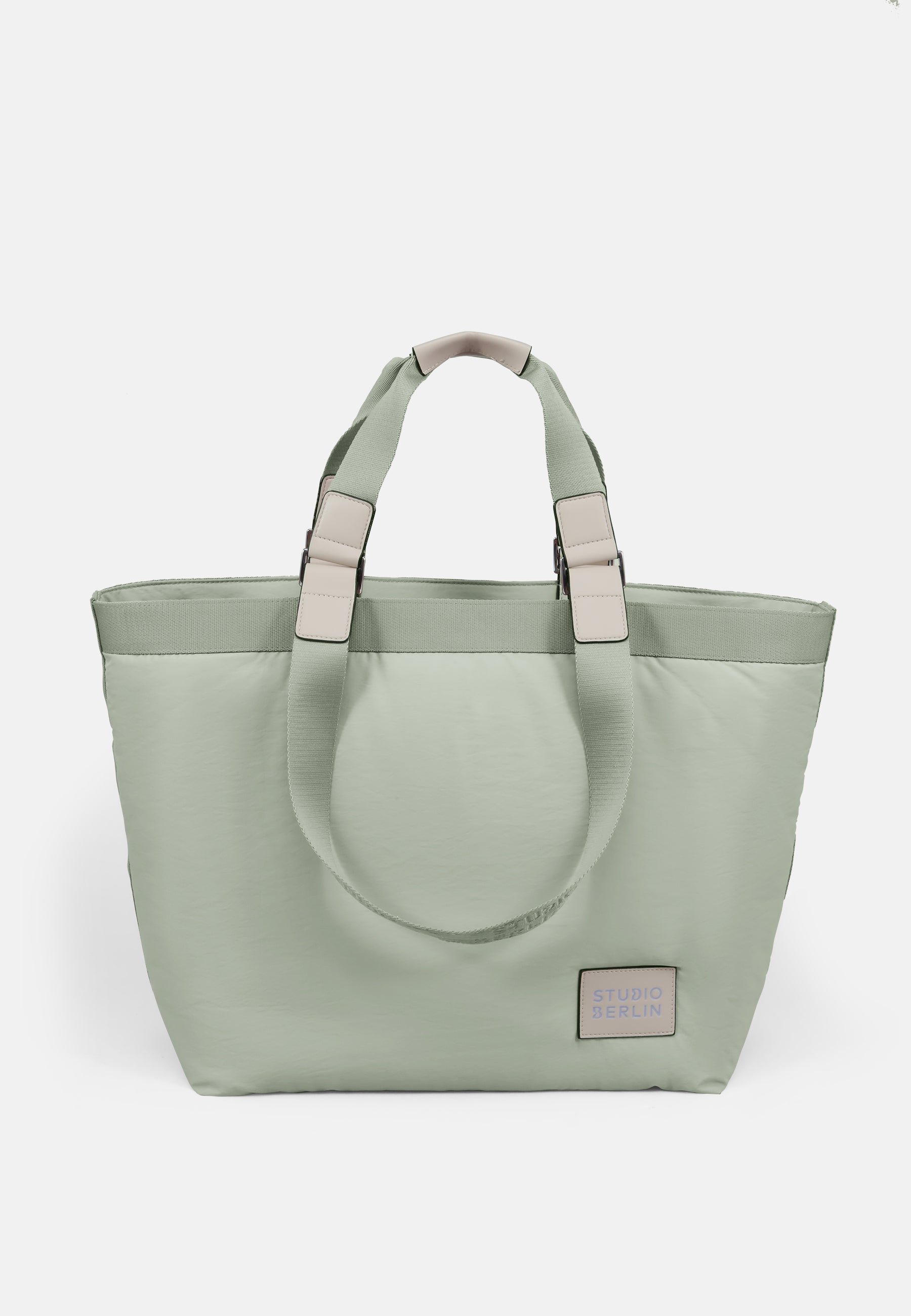 StudioBerlin- Handtaschen>Unisex>Nylontaschen>Schulter Taschen- SCHONEBERG CITY MATT-black / OS-oatmeal / OS-light grey / OS-sage green / OS-dark khaki / OS-dark navy / OS-dusty pink / OS