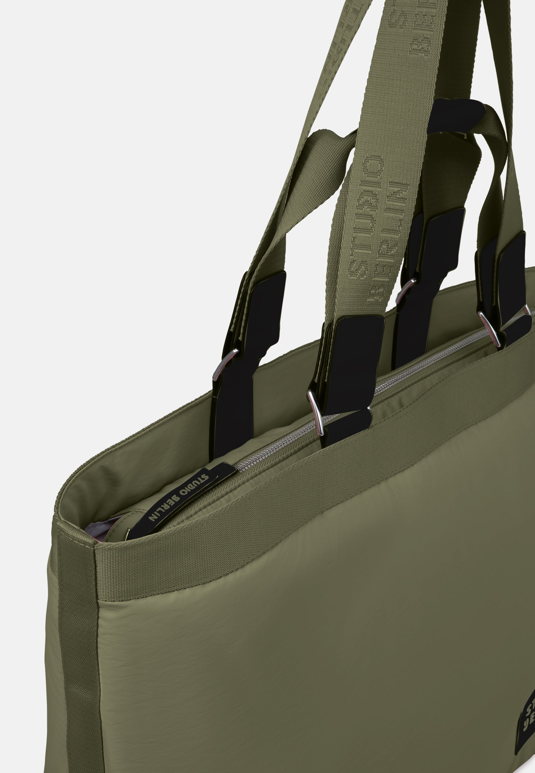 StudioBerlin- Handtaschen>Unisex>Nylontaschen>Schulter Taschen- SCHONEBERG CITY MATT-black / OS-oatmeal / OS-light grey / OS-sage green / OS-dark khaki / OS-dark navy / OS-dusty pink / OS