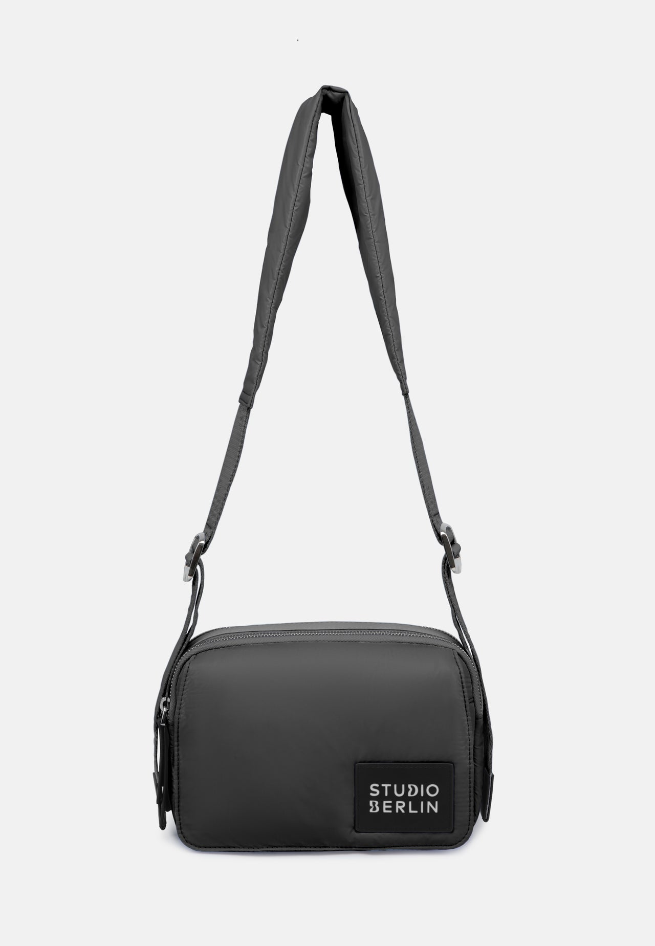 StudioBerlin- Handtaschen>Unisex>Nylontaschen>Crossbody Taschen- DAHLEM MINI SHINY-black / OS-caramel / OS-cobalt blue / OS-peach / OS 