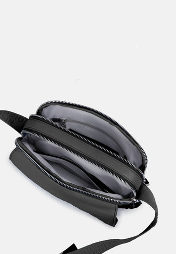 StudioBerlin- Handtaschen>Unisex>Nylontaschen>Crossbody Taschen- DAHLEM MINI SHINY-black / OS-caramel / OS-cobalt blue / OS-peach / OS 