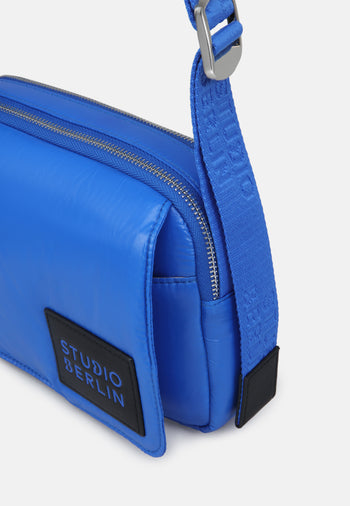 StudioBerlin- Handtaschen>Unisex>Nylontaschen>Crossbody Taschen- DAHLEM MINI SHINY-black / OS-caramel / OS-cobalt blue / OS-peach / OS 