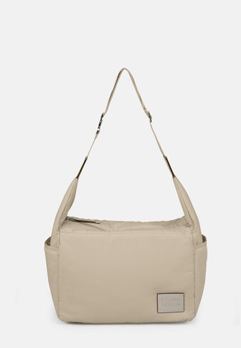 StudioBerlin- Handtaschen>Unisex>Nylontaschen>Crossbody Taschen- FRIEDRICHSHAIN CITY MATT-black / OS-oatmeal / OS-light grey / OS-sage green / OS-dark khaki / OS-dark navy / OS-dusty pink / OS 