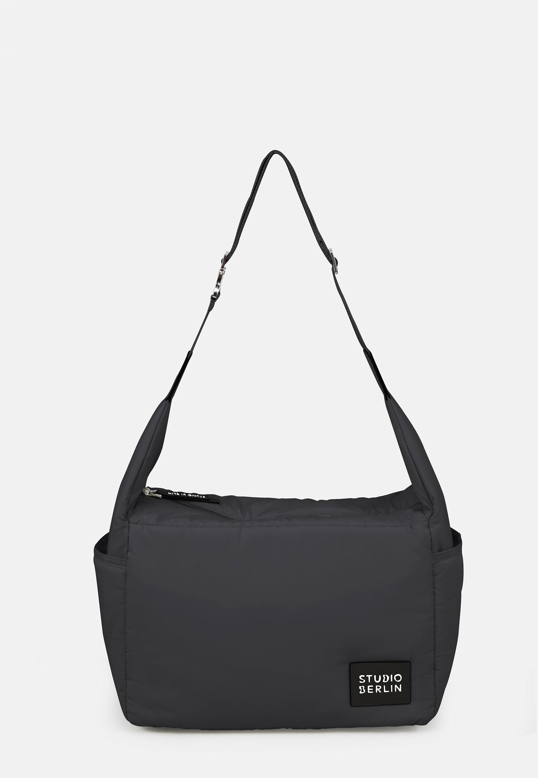 StudioBerlin- Handtaschen>Unisex>Nylontaschen>Crossbody Taschen- FRIEDRICHSHAIN CITY MATT-black / OS-oatmeal / OS-light grey / OS-sage green / OS-dark khaki / OS-dark navy / OS-dusty pink / OS 