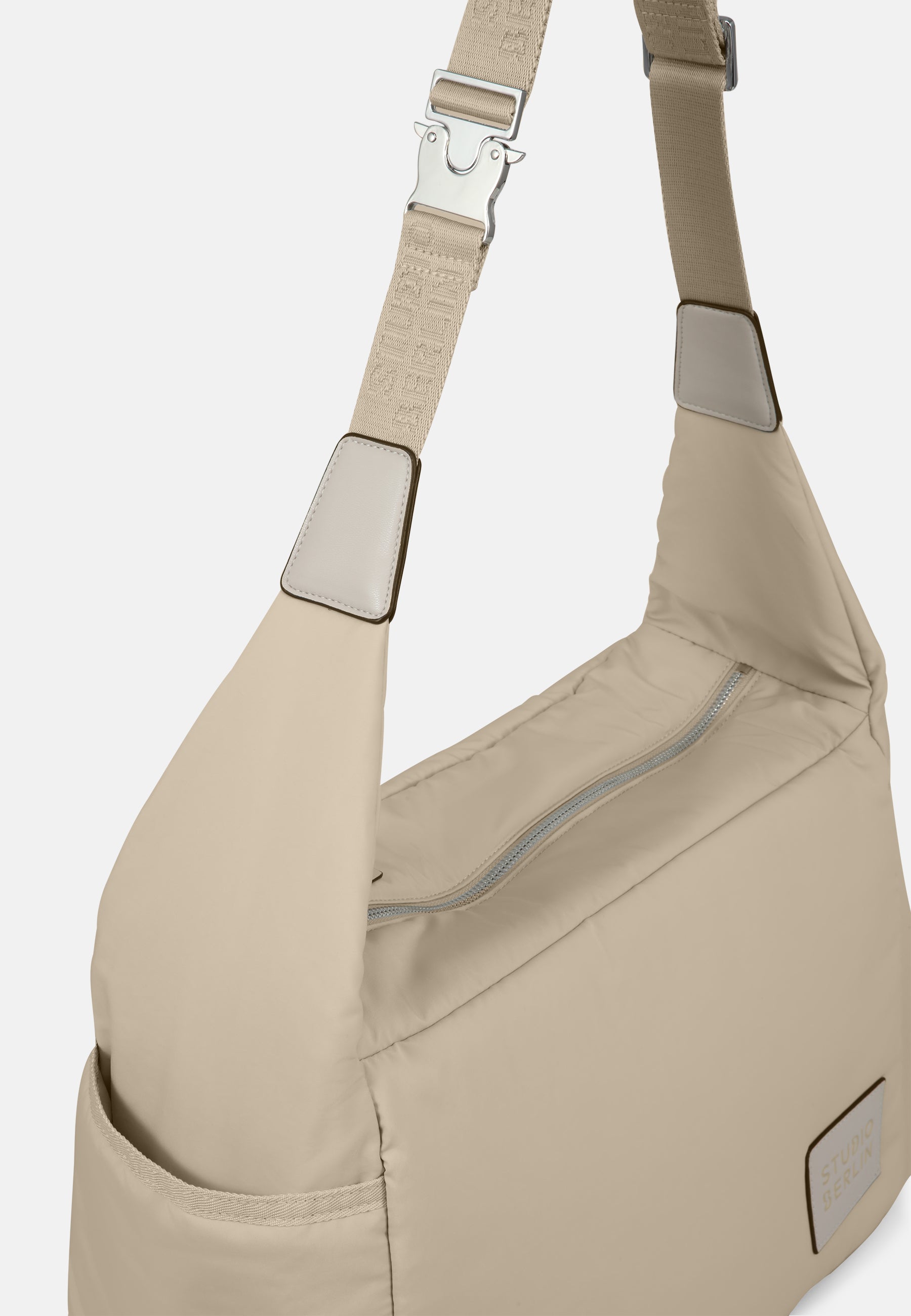 StudioBerlin- Handtaschen>Unisex>Nylontaschen>Crossbody Taschen- FRIEDRICHSHAIN CITY MATT-black / OS-oatmeal / OS-light grey / OS-sage green / OS-dark khaki / OS-dark navy / OS-dusty pink / OS 