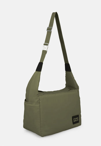 StudioBerlin- Handtaschen>Unisex>Nylontaschen>Crossbody Taschen- FRIEDRICHSHAIN CITY MATT-black / OS-oatmeal / OS-light grey / OS-sage green / OS-dark khaki / OS-dark navy / OS-dusty pink / OS 