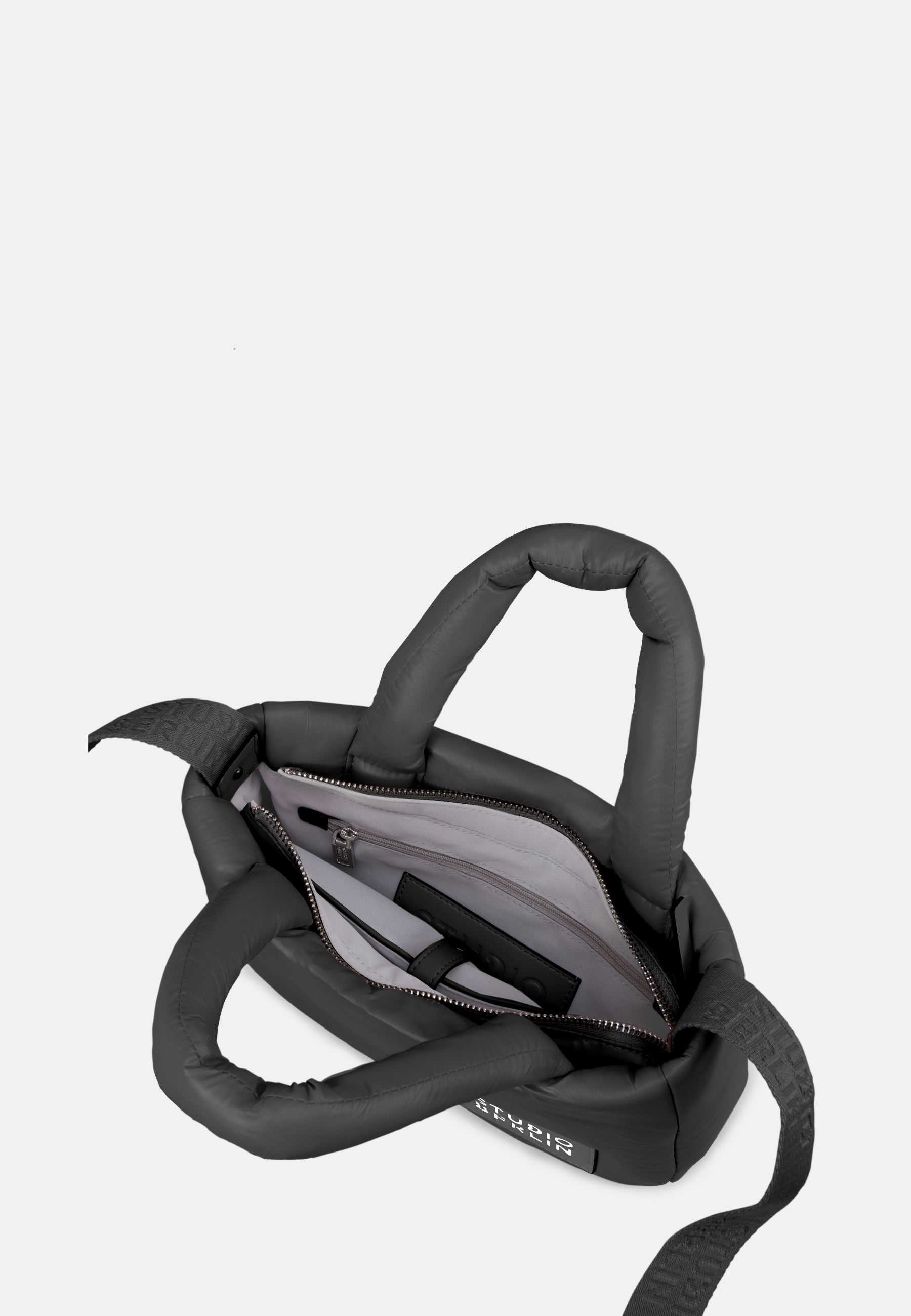 StudioBerlin- Handtaschen>Unisex>Nylontaschen>Crossbody Taschen- MITTE MINI SHINY-black / OS-caramel / OS-cobalt blue / OS-peach / OS 