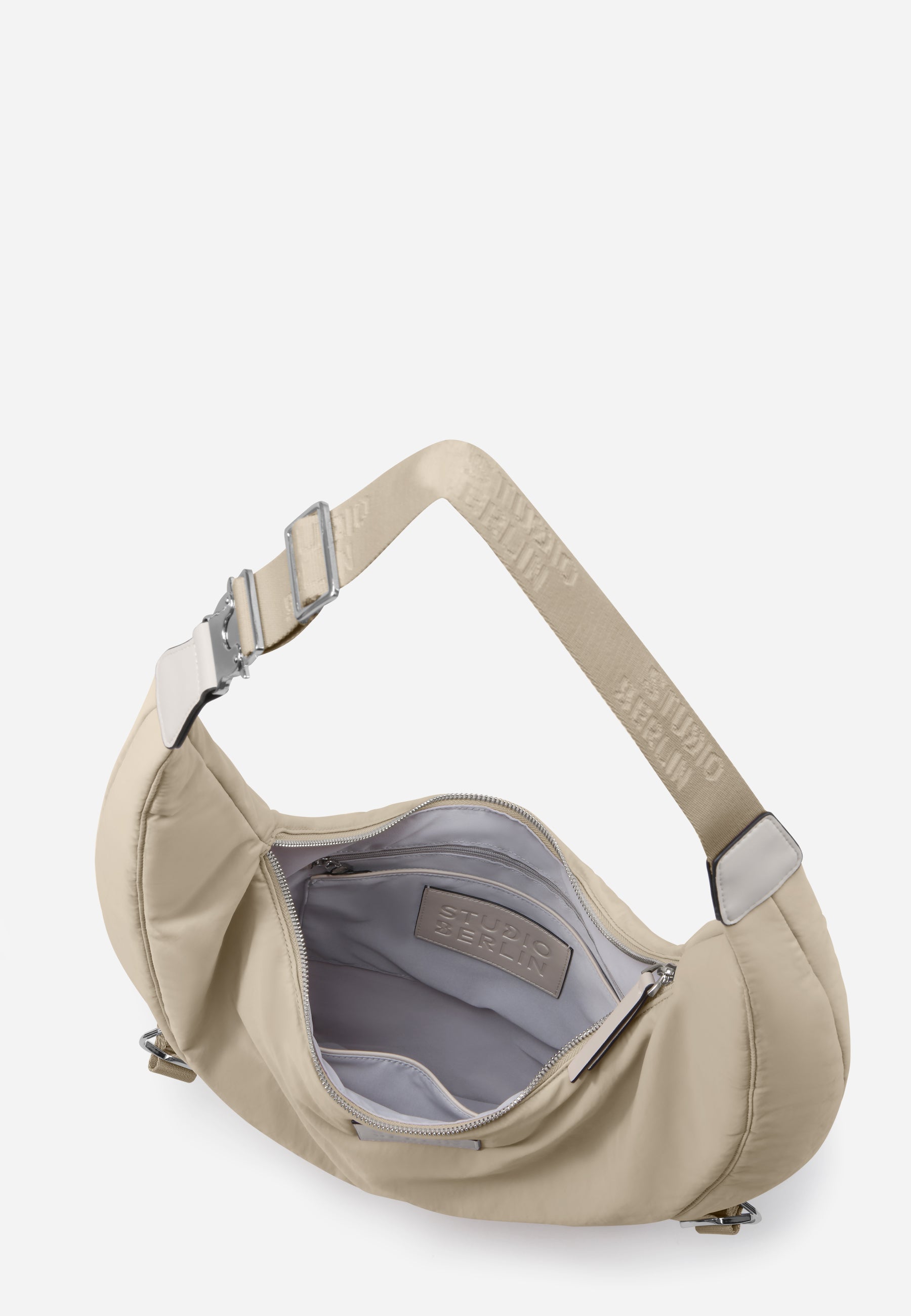 StudioBerlin- Handtaschen>Unisex>Nylontaschen>Crossbody Taschen- MOABIT CITY MATT-black / OS-oatmeal / OS-light grey / OS-sage green / OS-dark khaki / OS-dark navy / OS-dusty pink / OS 