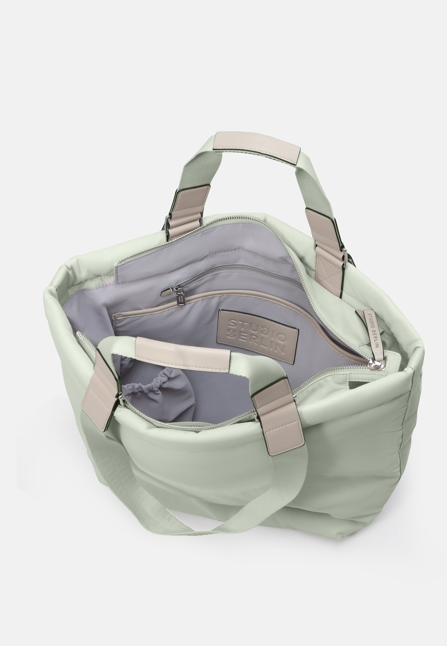 StudioBerlin- Handtaschen>Unisex>Nylontaschen>Schulter Taschen- PRENZLAU CITY MATT-black / OS-oatmeal / OS-light grey / OS-sage green / OS-dark khaki / OS-dark navy / OS-dusty pink / OS 