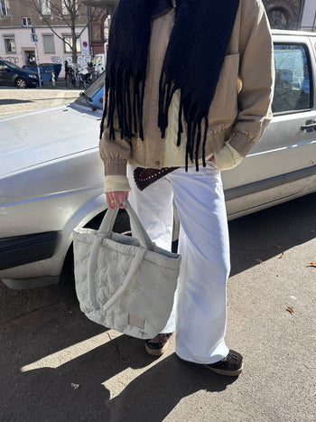 StudioBerlin- Handtaschen>Unisex>Nylontaschen>Schulter Taschen- PRENZLAU CITY PUFFY-oatmeal / OS-sage green / OS-dark navy / OS-dusty pink / OS 