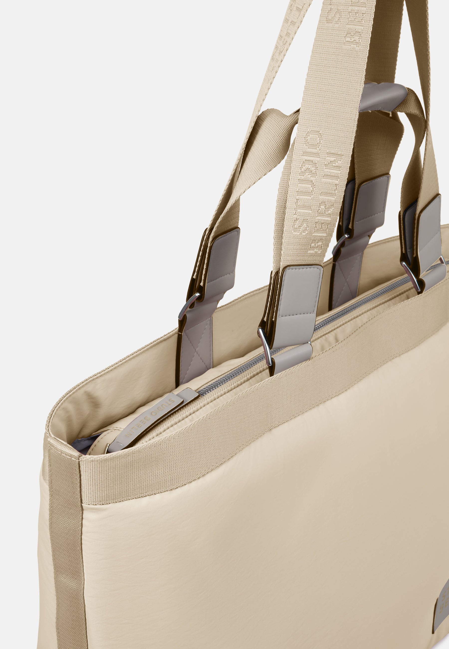 StudioBerlin- Handtaschen>Unisex>Nylontaschen>Schulter Taschen- SCHONEBERG CITY MATT-black / OS-oatmeal / OS-light grey / OS-sage green / OS-dark khaki / OS-dark navy / OS-dusty pink / OS 