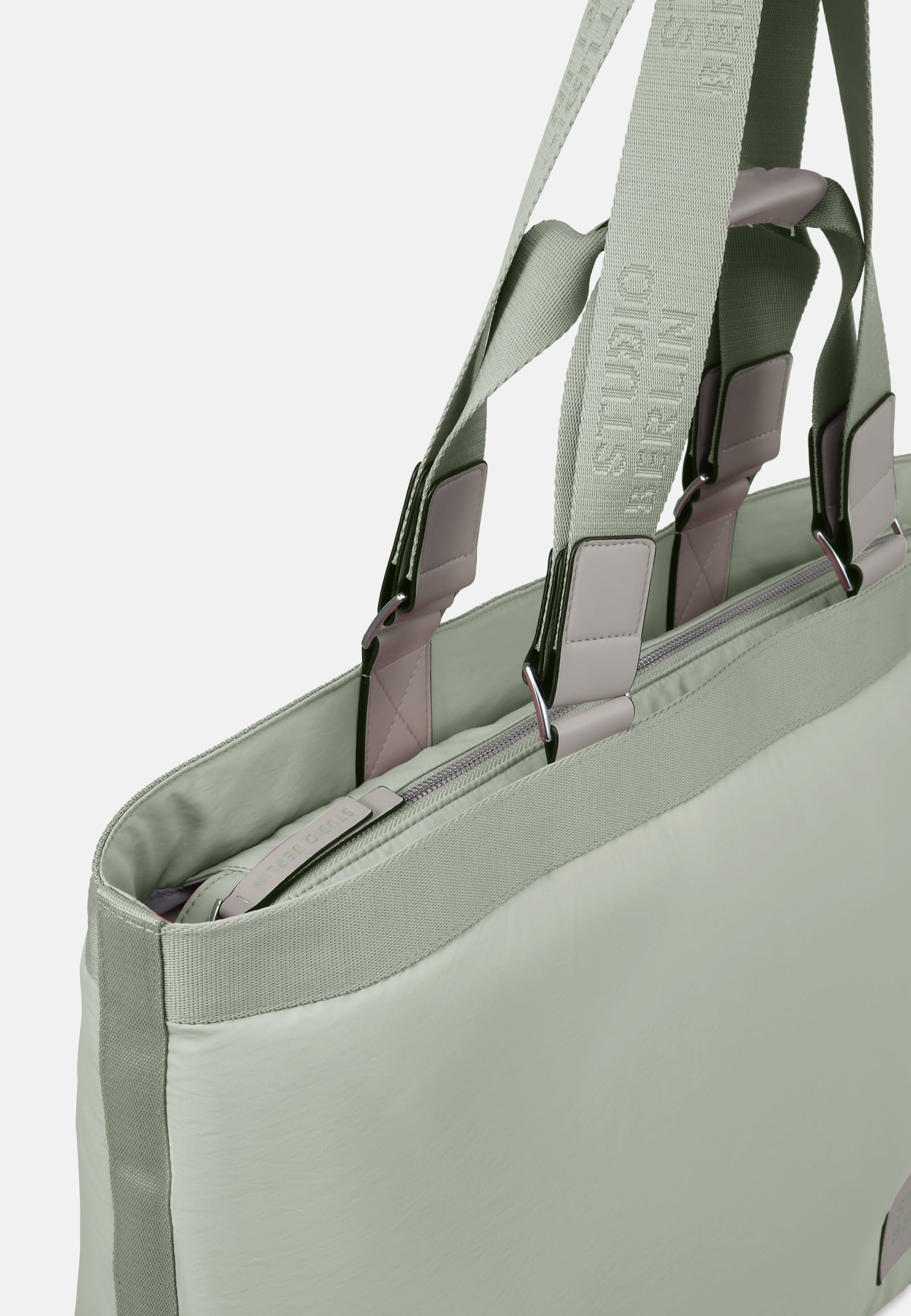 StudioBerlin- Handtaschen>Unisex>Nylontaschen>Schulter Taschen- SCHONEBERG CITY MATT-black / OS-oatmeal / OS-light grey / OS-sage green / OS-dark khaki / OS-dark navy / OS-dusty pink / OS 