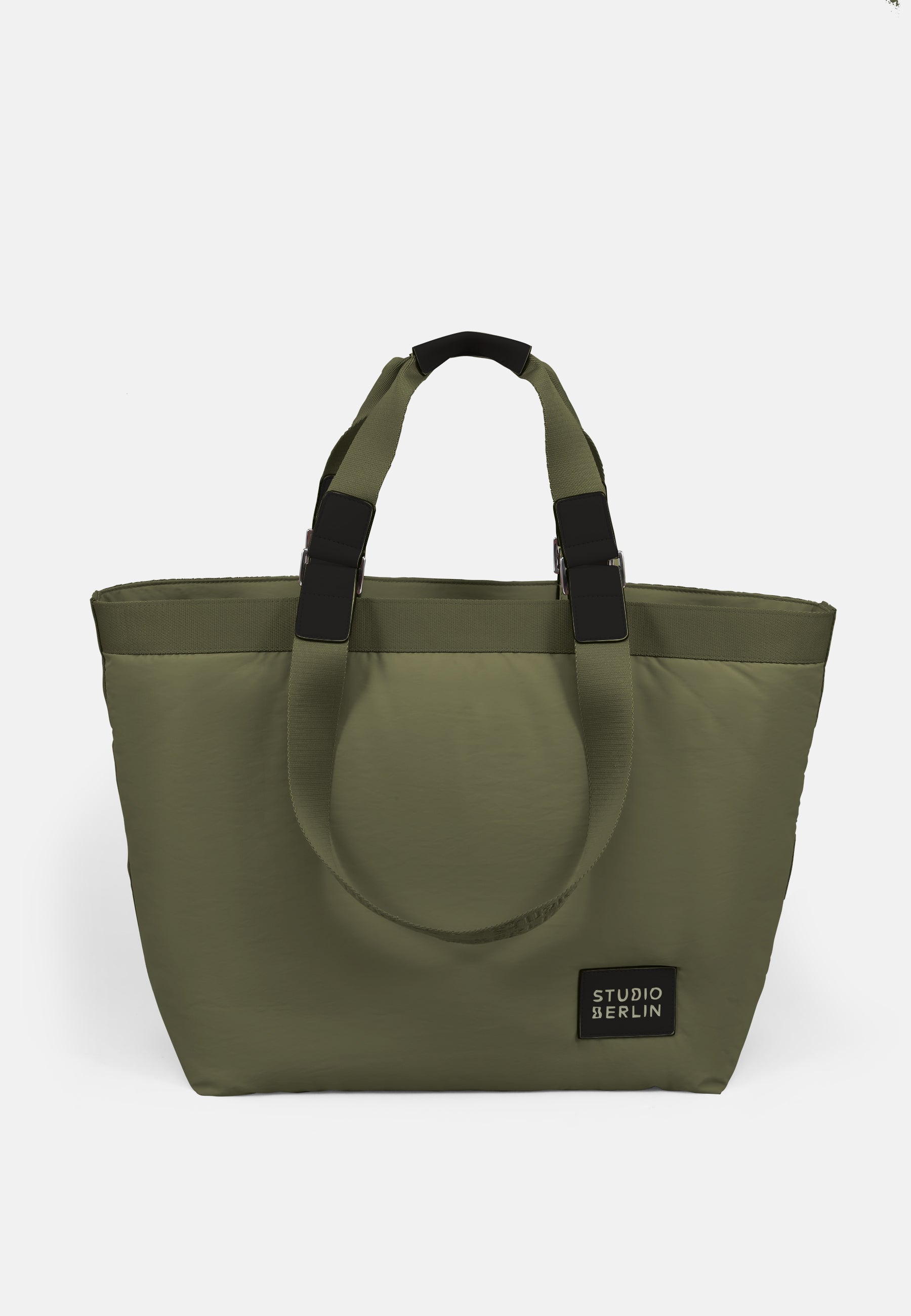 StudioBerlin- Handtaschen>Unisex>Nylontaschen>Schulter Taschen- SCHONEBERG CITY MATT-black / OS-oatmeal / OS-light grey / OS-sage green / OS-dark khaki / OS-dark navy / OS-dusty pink / OS 