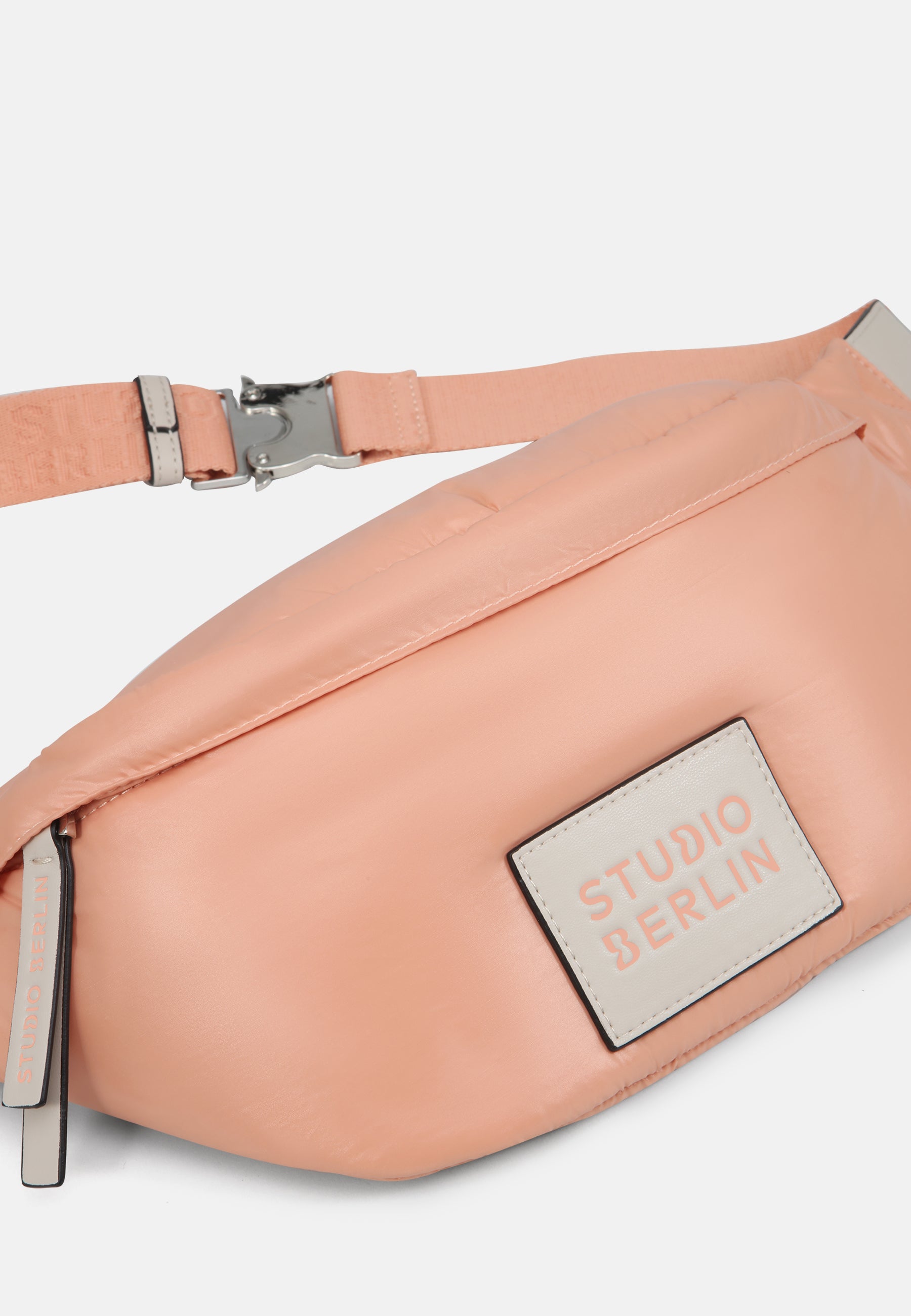 StudioBerlin- Handtaschen>Unisex>Nylontaschen>Crossbody Taschen- SPANDAU MINI SHINY-black / OS-caramel / OS-cobalt blue / OS-peach / OS 